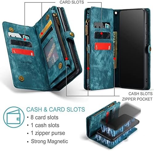 Smartphone Flip púzdra Peňaženka puzdro pre Samsung Galaxy S20 Plus, 2 v 1 odnímateľný Premium kožené magnetické