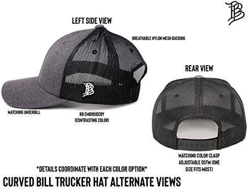Značkové účty 'the 35 PVC' West Virginia Patch Hat Curved Trucker-Jedna veľkosť padne všetkým