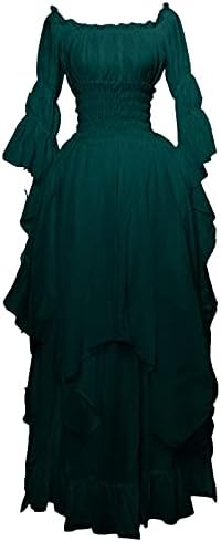 Renesančné šaty Dámske Stredoveké Košieľkové šaty Sedliacke topy írske vysoké nízke viktoriánske šaty z Volánových