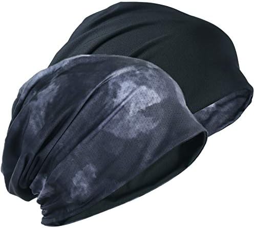 Forbusite ľahké reverzibilné Slouchy Beanie klobúky pre mužov ženy, beh potu odvod & amp; Quick Dry