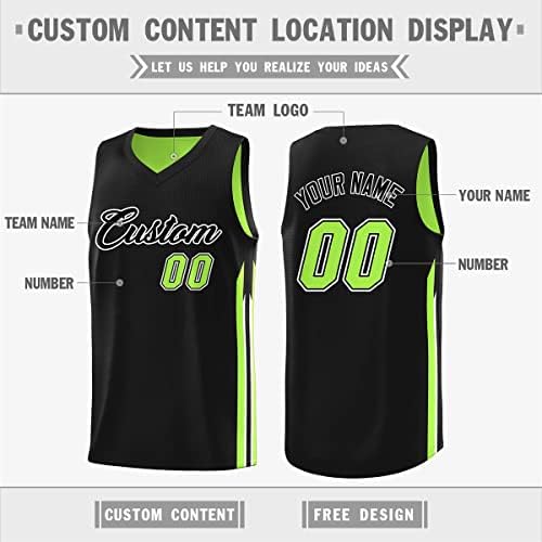 Vlastný basketbalový dres-reverzibilná športová vesta pridajte ľubovoľný názov tímu číslo personalizovaný dres