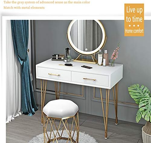 Komoda osemhranná stolička, pohodlná tkanina a hrubé železo moderná domáca Mäkká umývadlová nízka stolička, ložisko