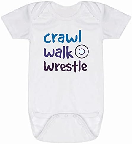 Wrestling Baby & amp; dojčenské Onesie / Crawl Walk Wrestle / farby & amp; veľkosti