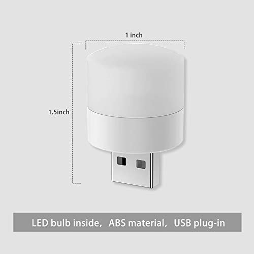 VICBOND USB nočné svetlo, USB LED svetlo, energeticky úsporné svetlo, kompaktná led žiarovka, prenosné osvetlenie,