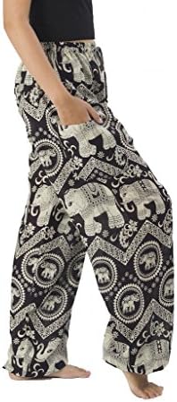 Lannaclothesdesign Dámske slonie Hippie Boho Yoga háremové nohavice