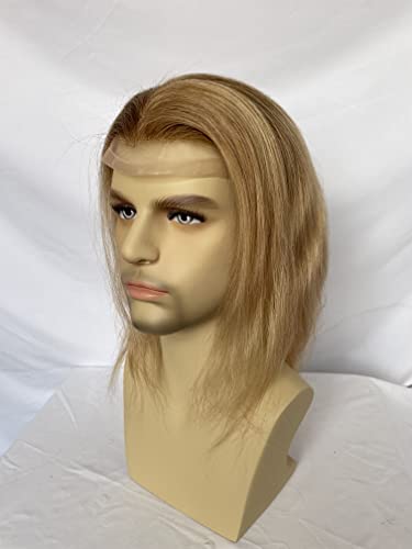 Dreambeauty 12 palcové dlhé vlasy pánske Toupee 10×8 príčesky pre mužov európsky panenský systém výmeny