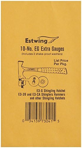 Estwing EG Shingler ' s Hammer/Hatchet náhradné skrutkové meradlá - balenie 10 kusov-Vhodné pre E3-CA a E3-S