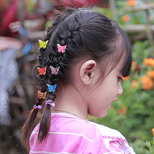 50 balení rôznych farebných sponiek do vlasov Butterfly, krásne Mini sponky do vlasov Butterfly vlasové doplnky pre ženy a dievčatá