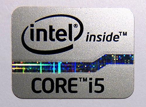 VATH Sticker kompatibilný s Intel Core i5 Inside Sticker Silver Edition 15,5 x 21 mm /5/8 x 7/8 [704]