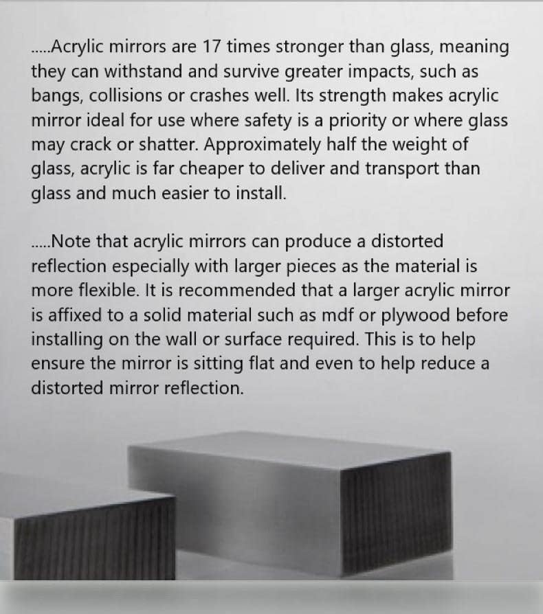 2 balenie zrkadlových liatych akrylových Plexiskiel 1/8 hrubé ľahko Rezateľné plastové Plexi sklo s ochranným