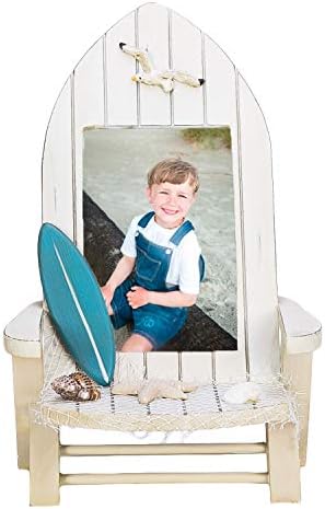 Beachcombers 4x6 surfboard Chair Frame Photo Frame držiak obrazu pre nástenné police alebo stolové dekorácie