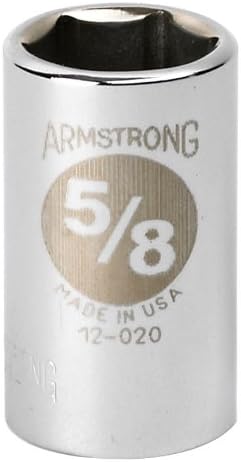 Armstrong 12-044 1-3/8-palcový, 6 bodový, 1/2-palcový Pohon štandardná zásuvka SAE